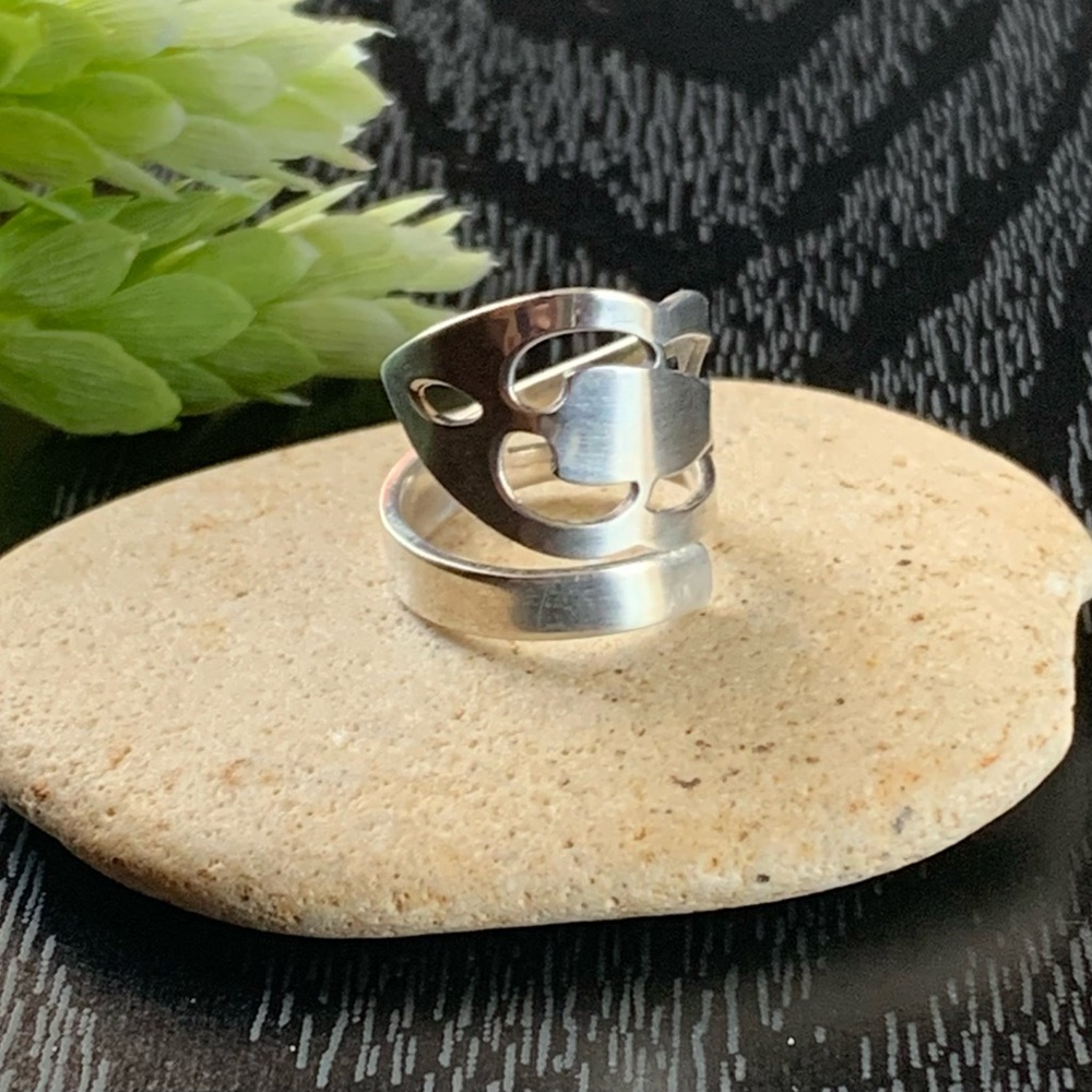 Sterling Spoon Ring Antique Vintage